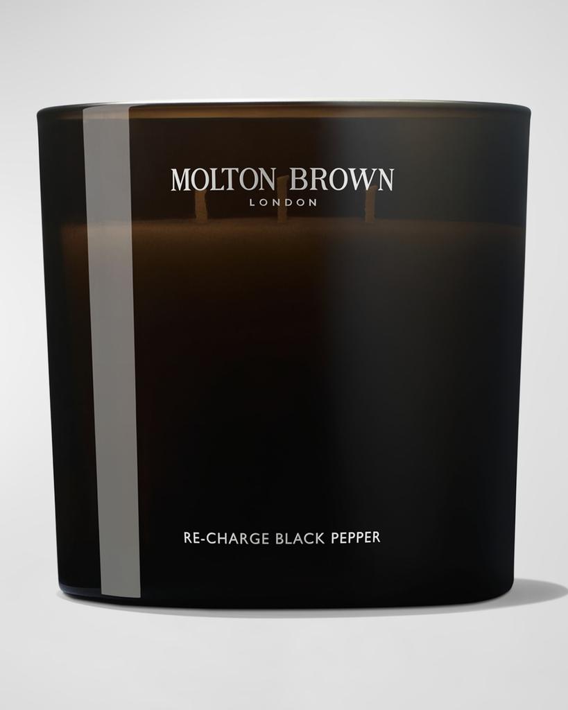 Molton Brown Re-Charge Black Pepper Luxury Scented 3-Wick Candle, 21.16 oz.