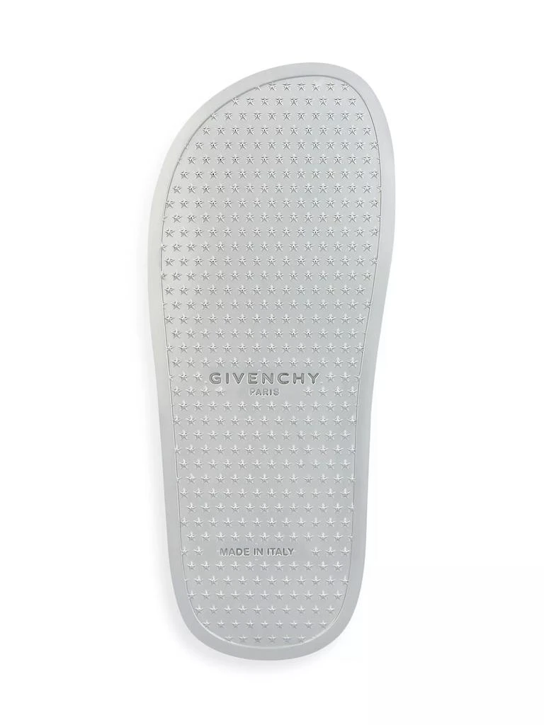 Givenchy Slide Flat Sandals in Rubber 6