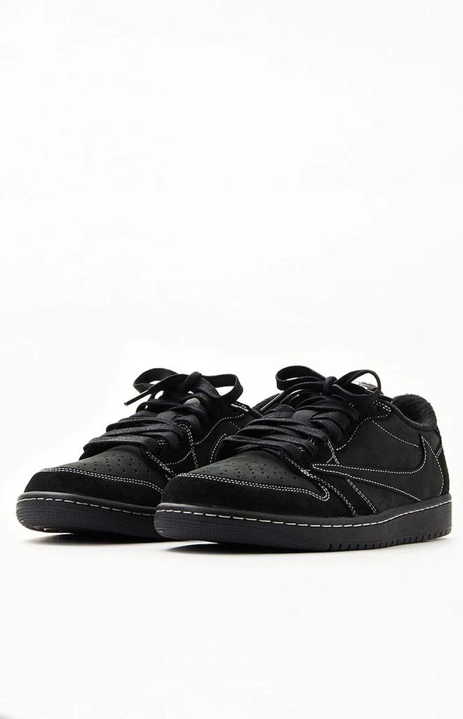 Jordan x Travis Scott 1 Low Black Phantom Shoes 2