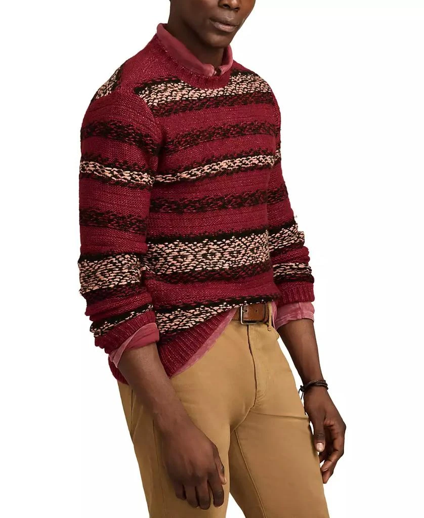 Lucky Brand Men's Fair Isle Long Sleeve Crewneck Sweater 3