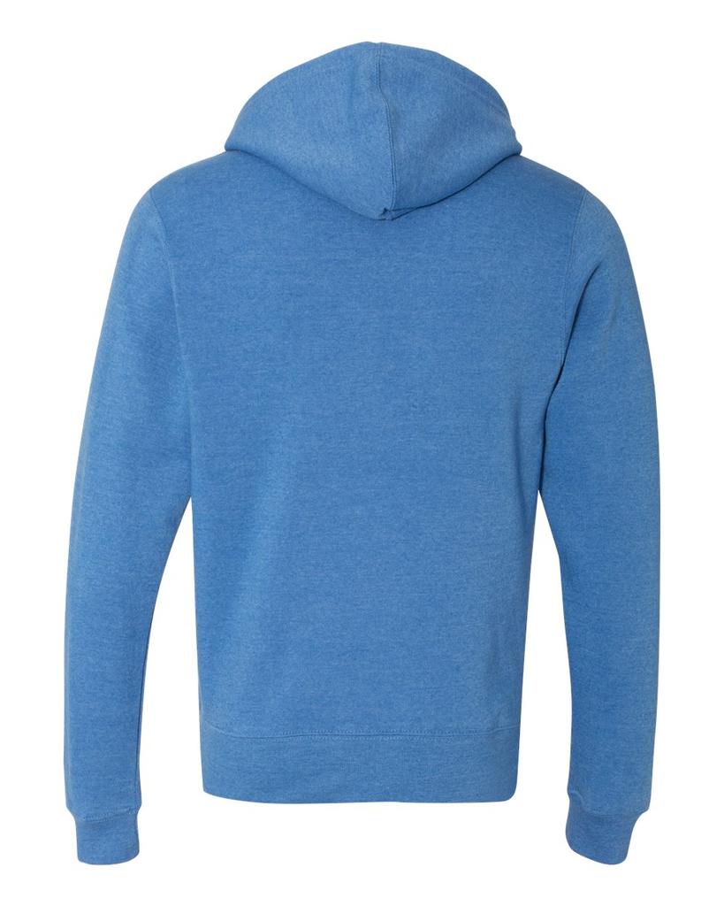 J America Triblend Full-Zip Hooded Sweatshirt