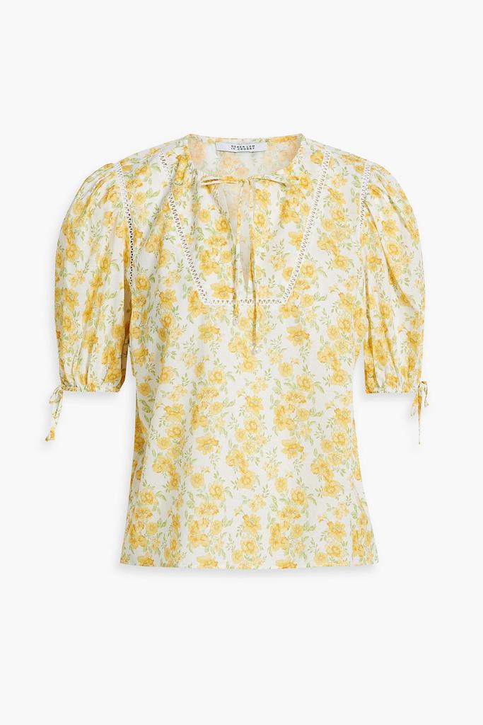 Derek Lam Nora floral-print cotton-gauze top