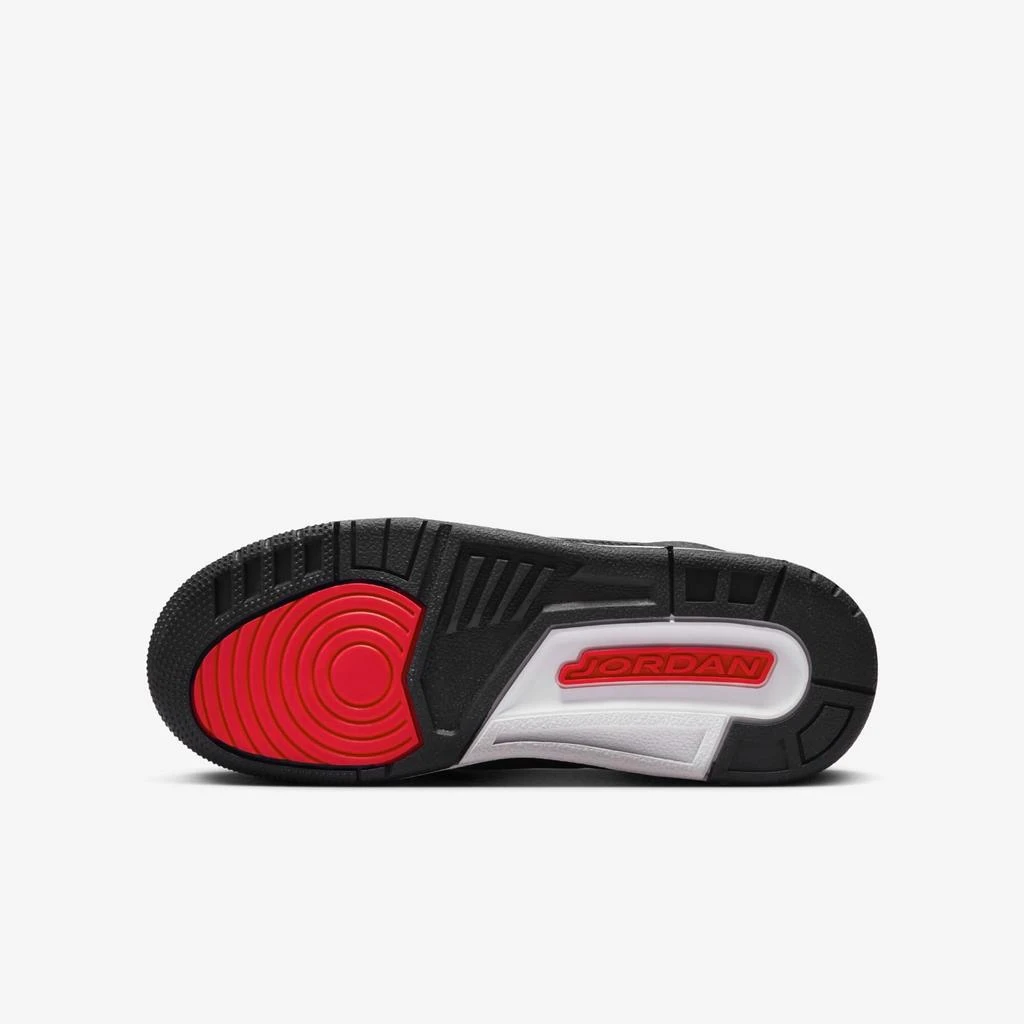NIKE Air Jordan 3 Retro Black/Siren Red-Hyper Jade  FV5437-001 Grade-School 4