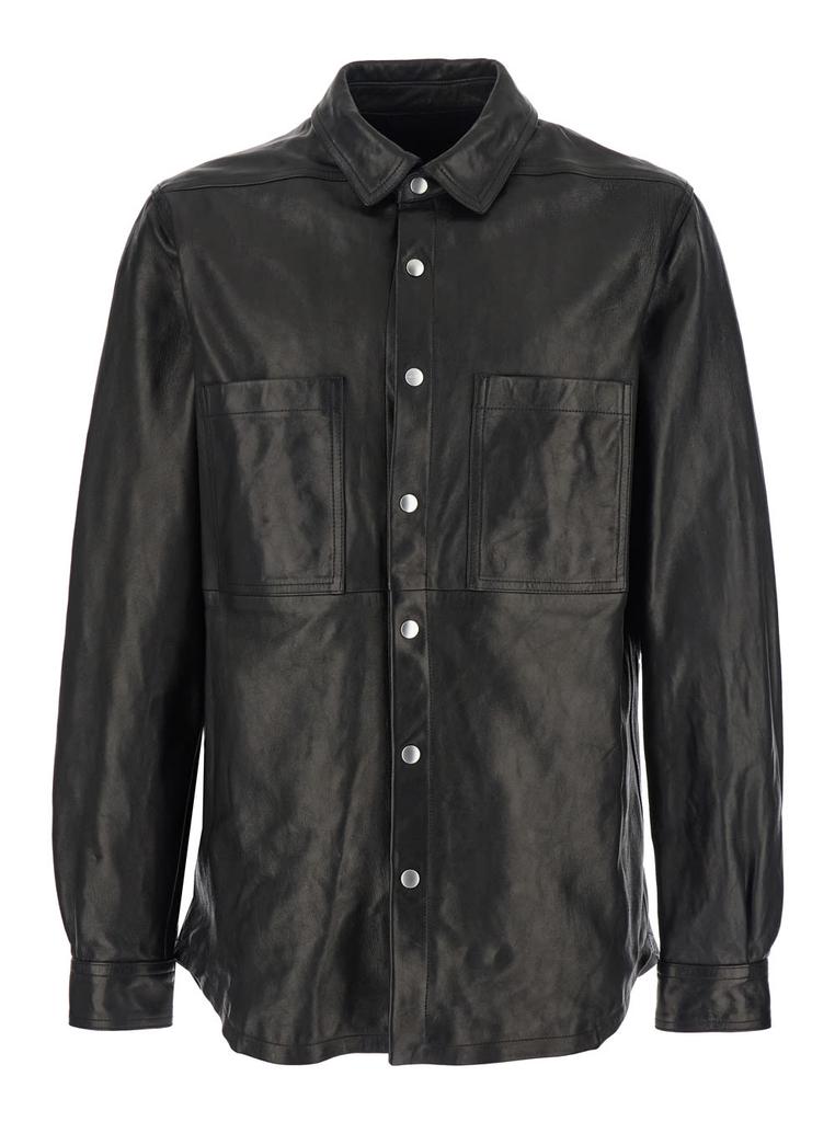 ジャケット・アウター Rick Owens 21ss LEATHER OUTER SHIRT Rick Owens Leather Outershirt – On Sale Now with Up to 46