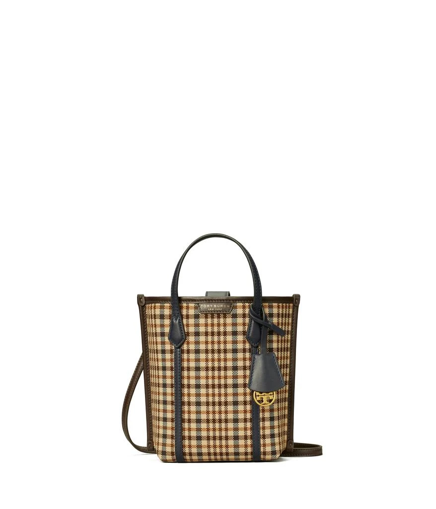 Tory Burch Perry Plaid Mini N/S Tote 1