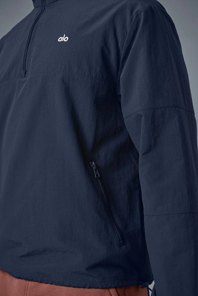 Alo Light Weight Takeaway Track Pullover - Navy 4