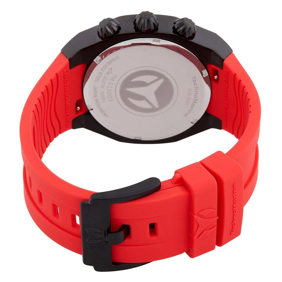 TechnoMarine Reef Sun Chronograph Quartz Red Dial Men's Watch TM-523003 3