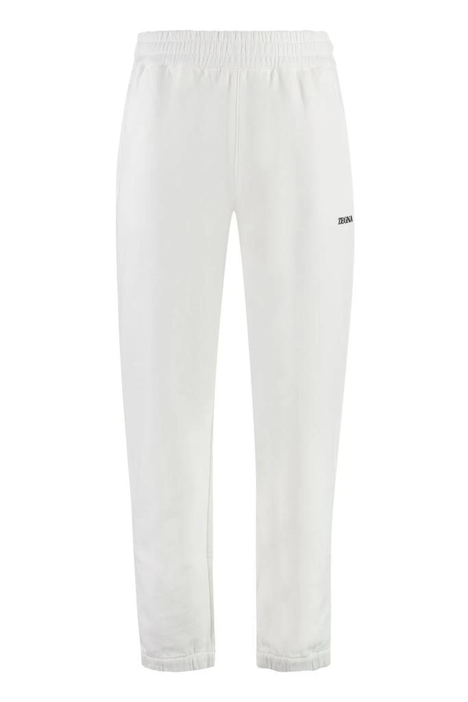 Zegna Zegna Logo-Printed Elasticated Waist Joggers 1