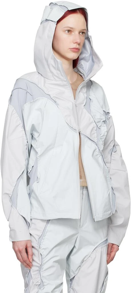 Post Archive Faction Gray & Blue 6.0 Technical Left Jacket 2