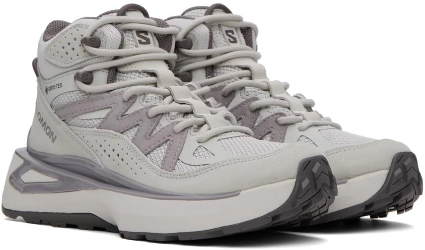 Salomon Gray Odyssey ELMT Mid GTX Sneakers 4