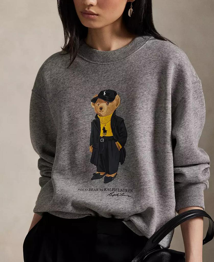 Ralph Lauren Women's Polo Bear Fleece Crewneck Sweatshirt