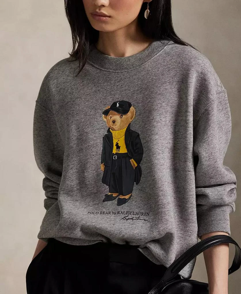 Ralph Lauren Women's Polo Bear Fleece Crewneck Sweatshirt 3