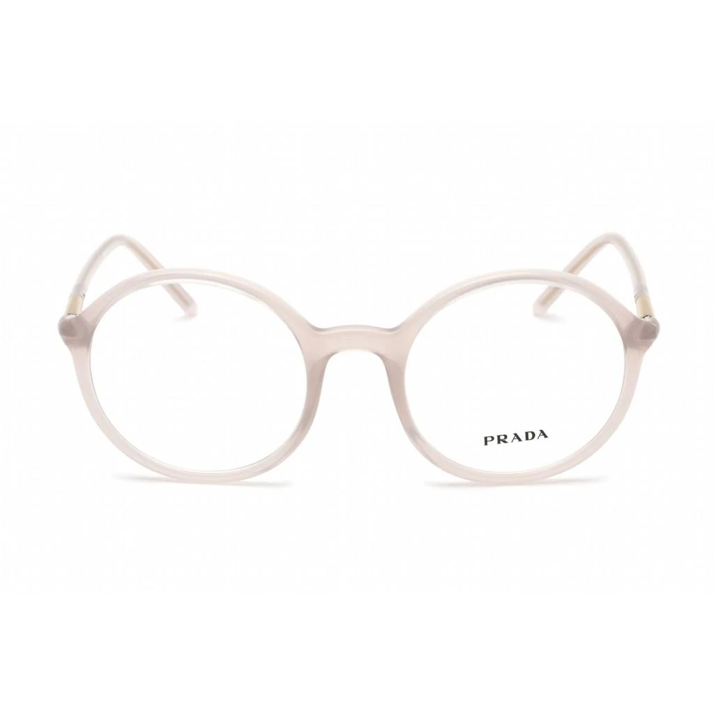 Prada Prada Unisex Eyeglasses - Transparent Grey Plastic Round Shape Frame | 0PR 09WV TWH1O1 2