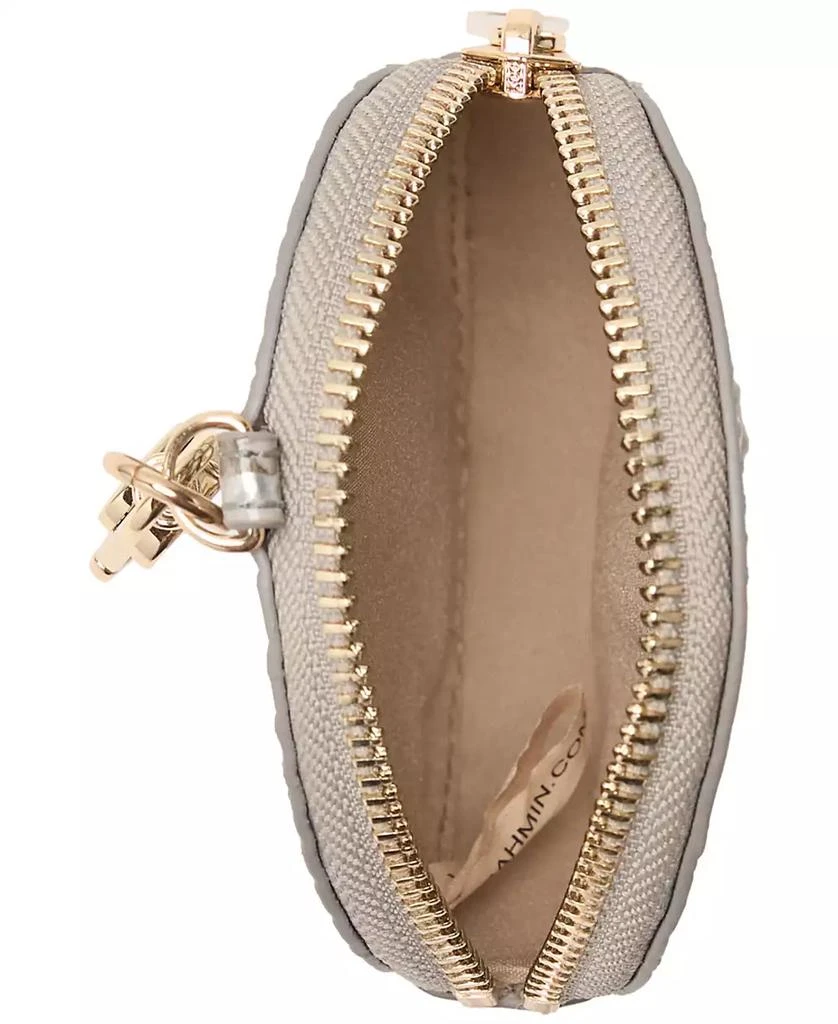 Brahmin Melbourne Chrome Leather Circle Coin Purse 4