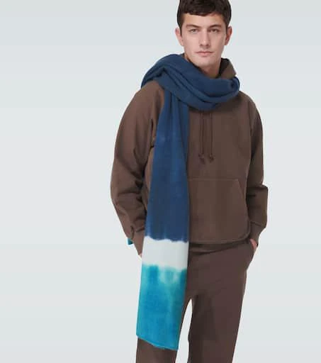 The Elder Statesman Tie-dye cashmere scarf 2
