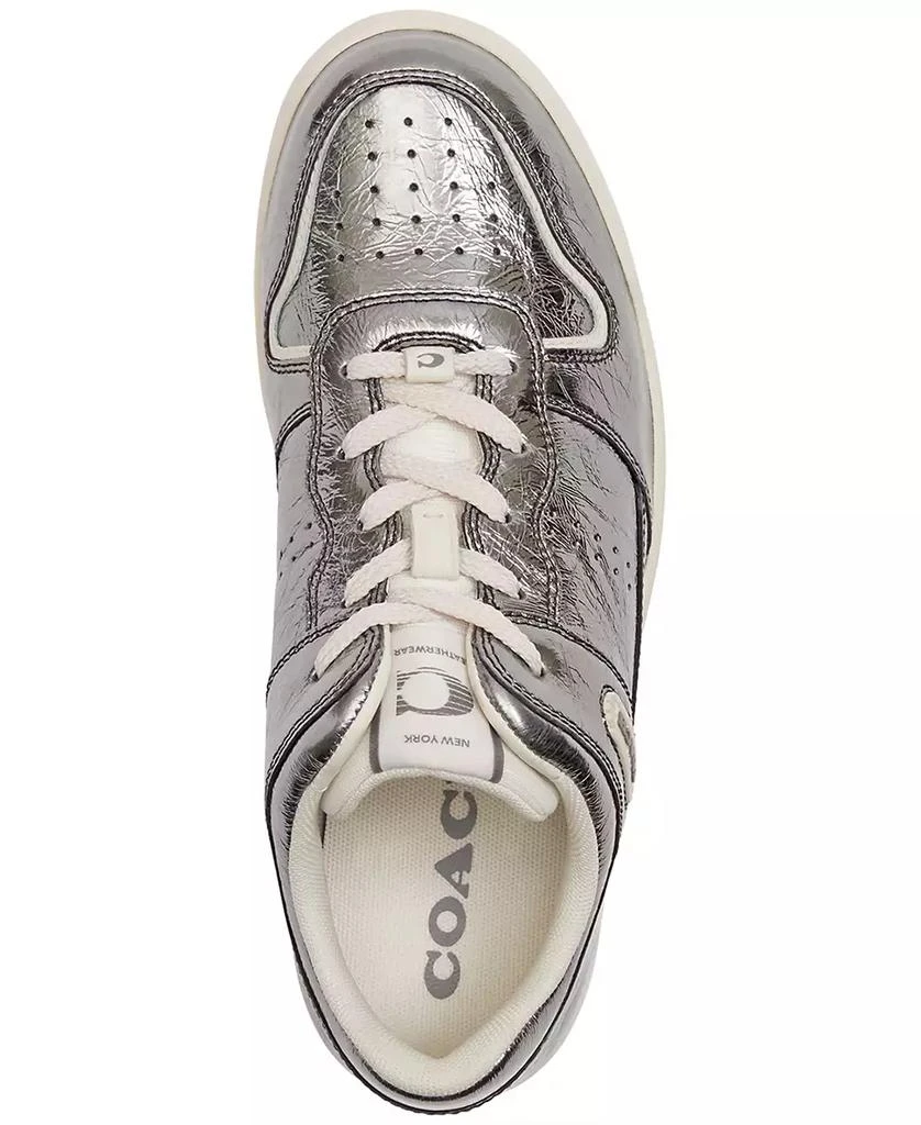 Coach Women's C201 Multi Signature Lace-Up Sneakers 4