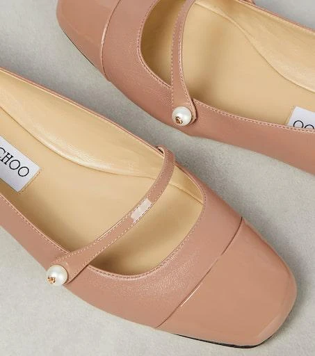 Jimmy Choo Elisa leather ballet flats 6