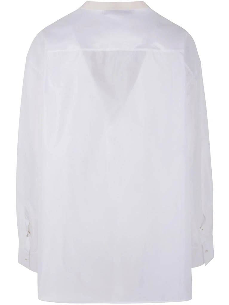 Carven Carven Straight Hem Satin Shirt 2