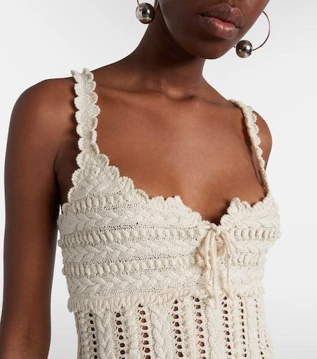 Marant Etoile Neves crochet cotton top 4
