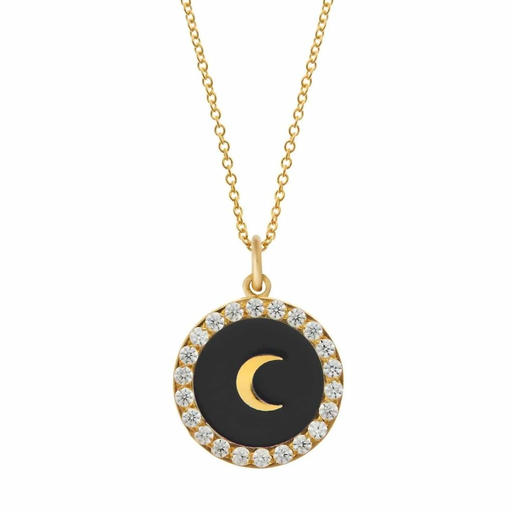 Eye M Women
s Moon Crystal Necklace 2