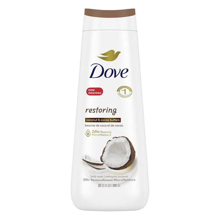 Dove Restoring Body Wash Coconut and Cocoa Butter 1