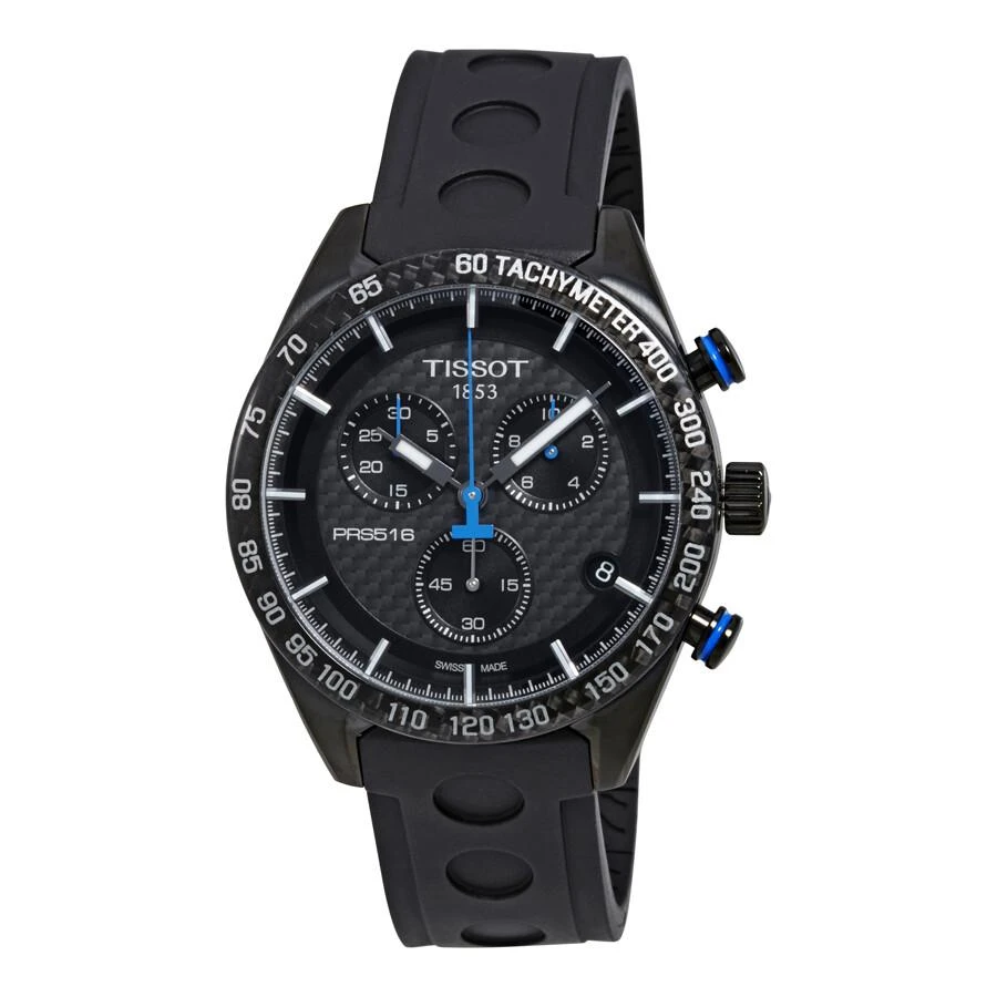 Tissot Tissot PRS 516 Chronograph Black Carbon Dial Men's Watch T1004173720100