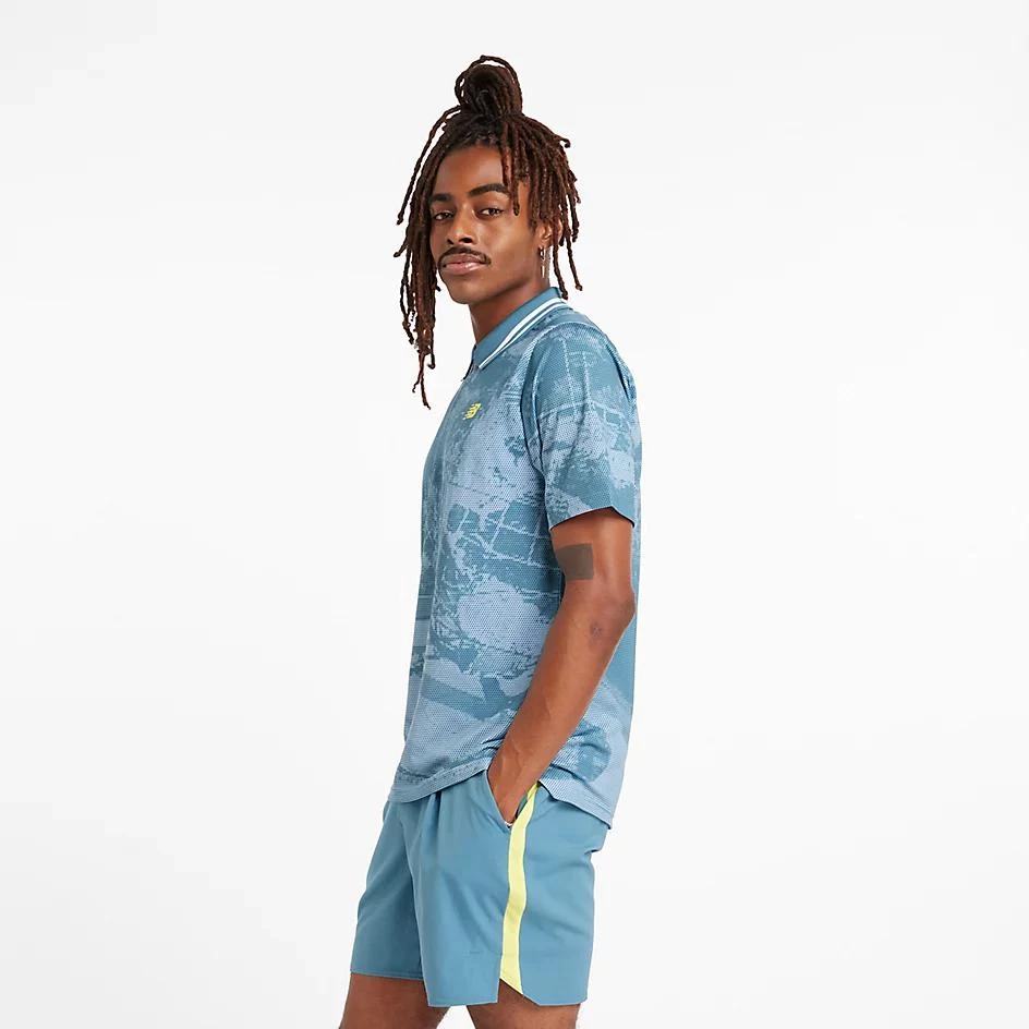 New Balance Men's Printed Tournament Polo 4