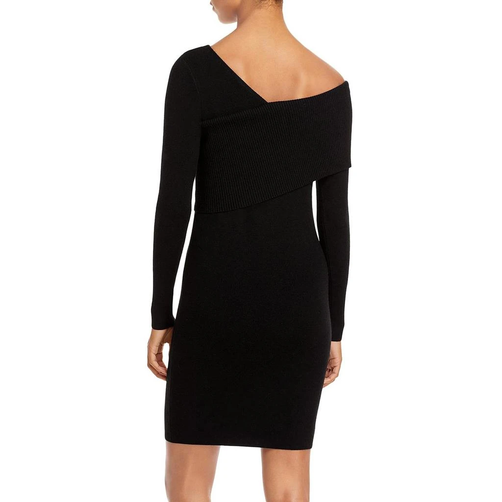 Line & Dot Womens Ribbed Mini Sweaterdress 2