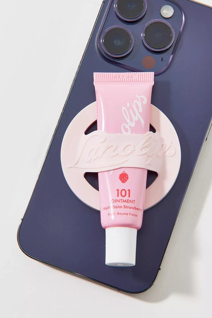 Lanolips Lanolips 101 Ointment Strawberry & Phone Lip Balm Holder Set 2