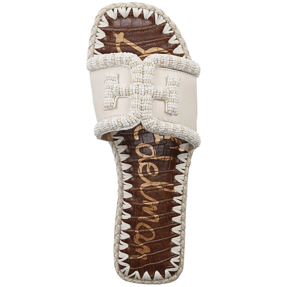 Sam Edelman Women's Fitz Beaded Slide Flat Sandals 4