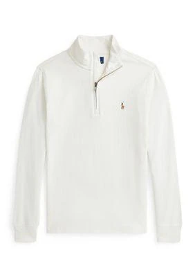 Ralph Lauren Lauren Childrenswear Boys 8 20 Cotton Interlock Quarter Zip Pullover Sweatshirt 1
