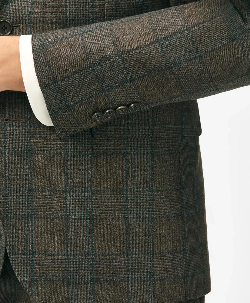 Brooks Brothers Slim Fit Wool Cashmere Checked 1818 Suit 5