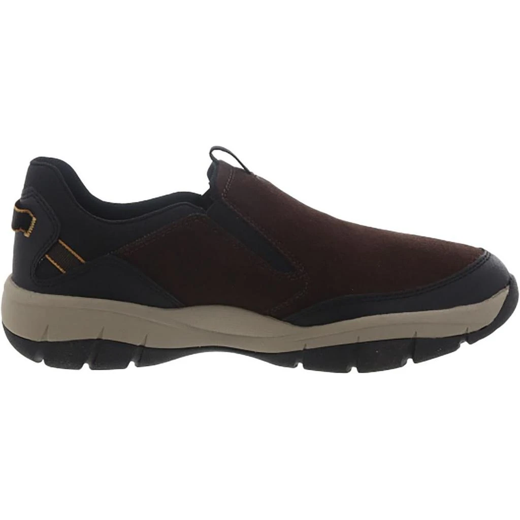 Cloudsteppers by Clarks Ervin Low Mens Faux Suede Laceless Casual And Fashion Sneakers 3
