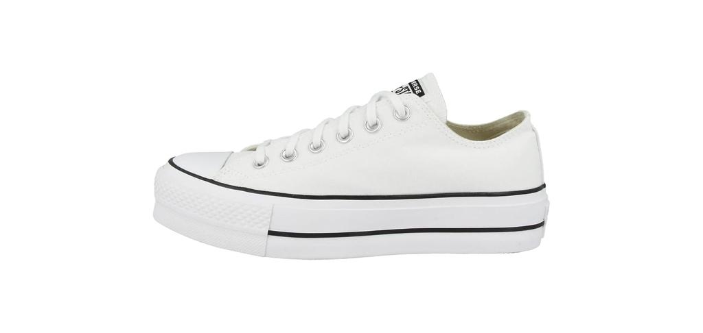 Converse Womens Chuck Taylor All Star Lift Platform Shoes - Optical White