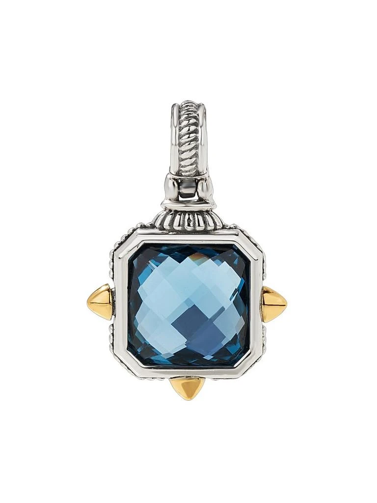 Konstantino Anthos S/G Blue Spinel Pendant 4