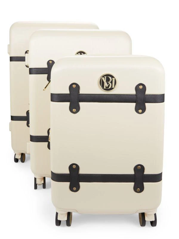 Badgley Mischka Mia Expandable 3-Piece Luggage Set 1
