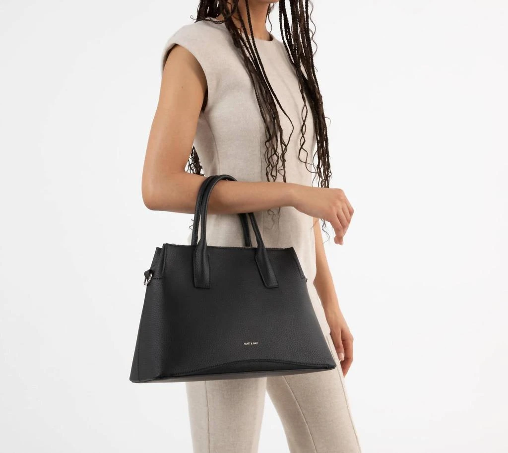 Matt & Nat Matt & Nat - Women's Nevada Vegan Satchel Bag 6