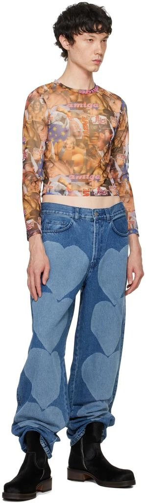 Carne Bollente Multicolor Moans Mixtape Long Sleeve T-Shirt 4