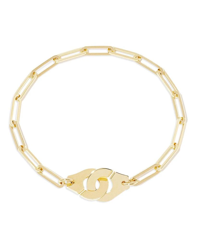 Dinh Van 18K Yellow Gold Menottes Dinh Van Handcuff Chain Link Bracelet 1