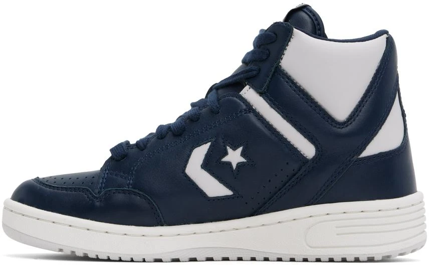 Converse Navy & Gray Weapon Mid Top Sneakers 3