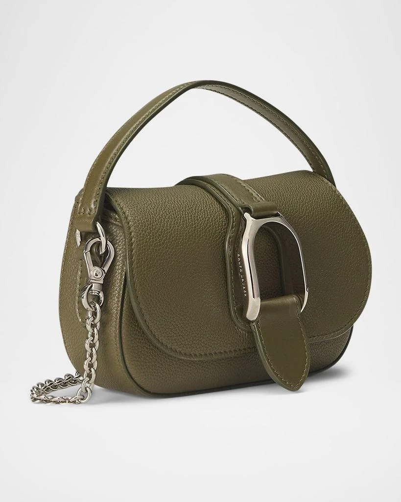 Ralph Lauren Welington Mini Flap Leather Wallet on Chain 7