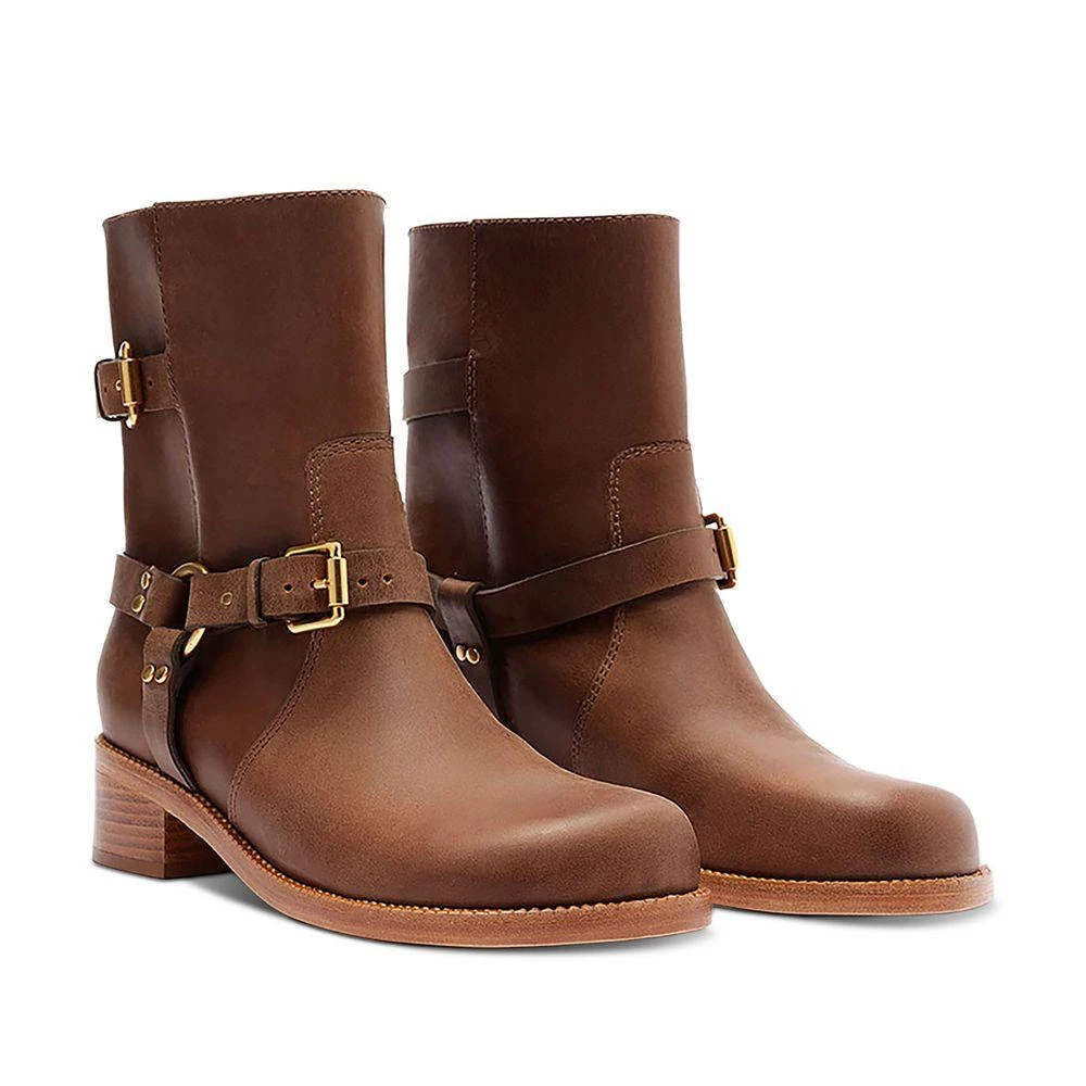 Farm Rio Women's Distressed Leather Boots 2