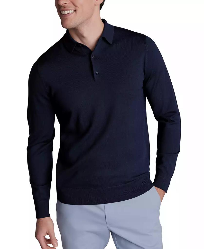 Charles Tyrwhitt Men's Merino Wool Polo Sweater
