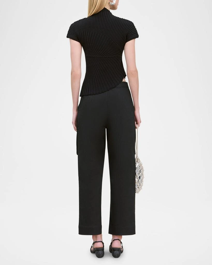 Cult Gaia Annemie Asymmetrical Knit Top 3