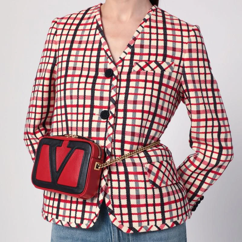 Valentino Viva Superstar chain belt bag red/black 7