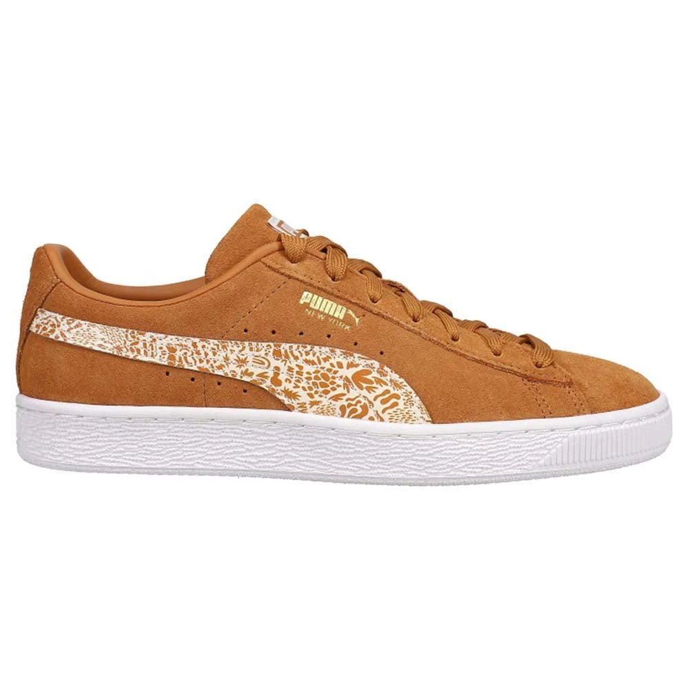 Puma Suede Classics XXI NYC Printed Graffiti Lace Up Sneakers 1