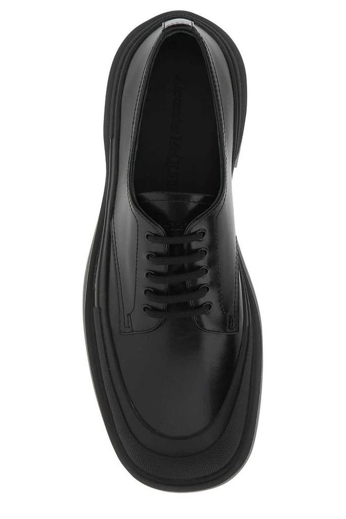 Alexander McQueen Logo Detailed Lace-Up Derby Shoes – On  display picture 2