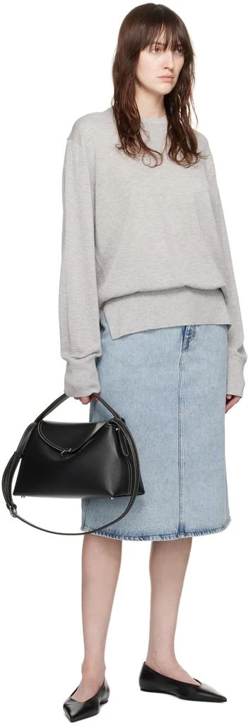 Totême Gray Crewneck Sweater 4