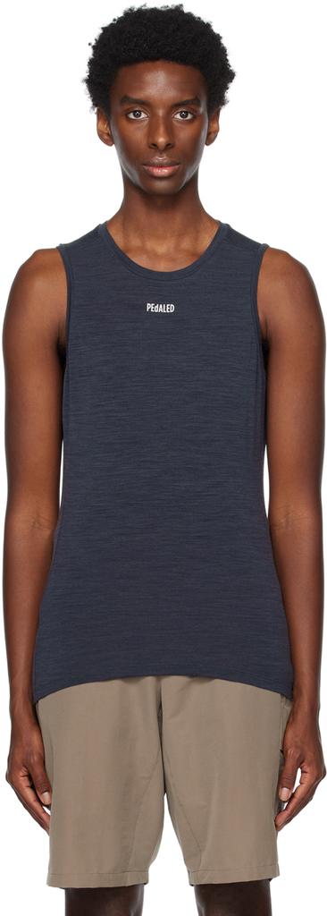 PEDALED Navy Essential Tank Top