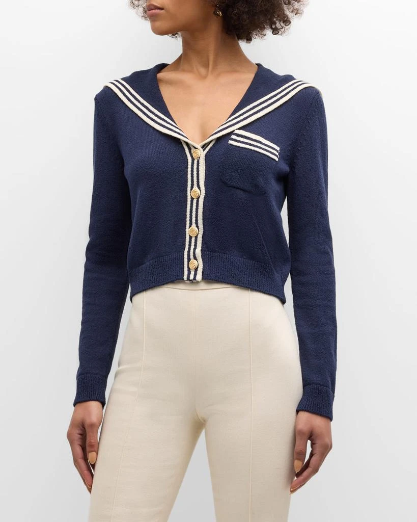 FRAME Knit Sailor Cardigan 4